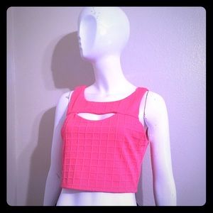 Sold Textured crop top